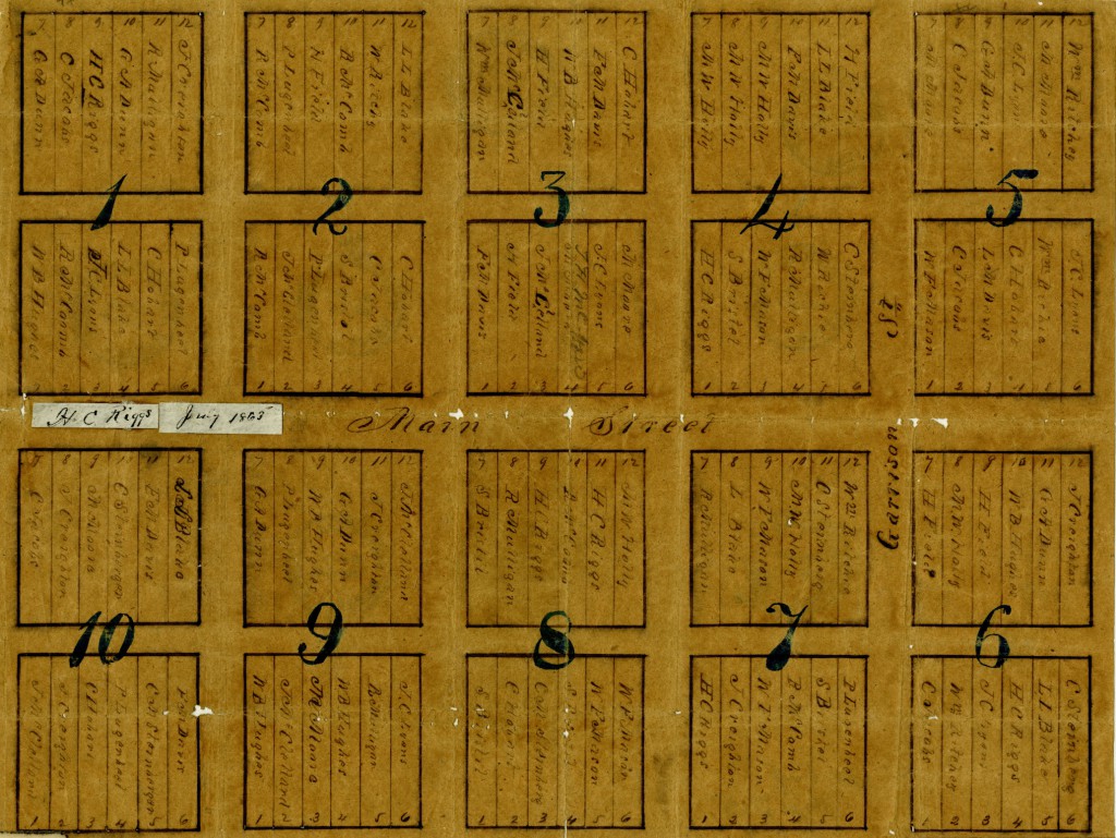 Boise's 1863 Plat