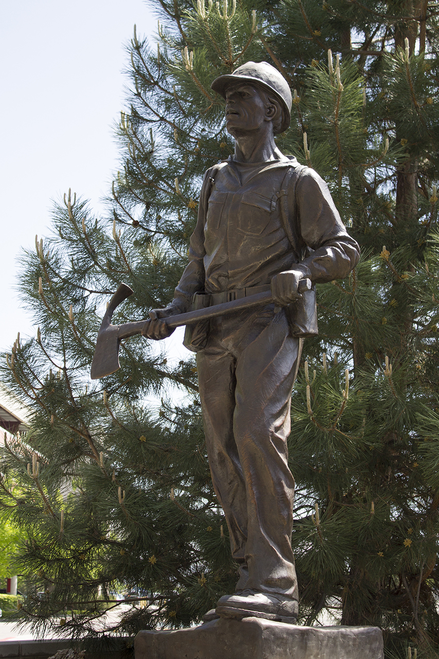 Wilfland Firefighter Monument by Lawrence Nowlan