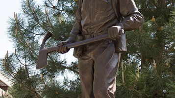 Wilfland Firefighter Monument by Lawrence Nowlan