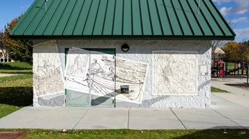 BAGGLEY PARK MURAL BY MIKE SHIPMAN IMAGE 1