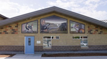 MORLEY NELSON MURAL BY MARCUS PIERCE IMAGE 1