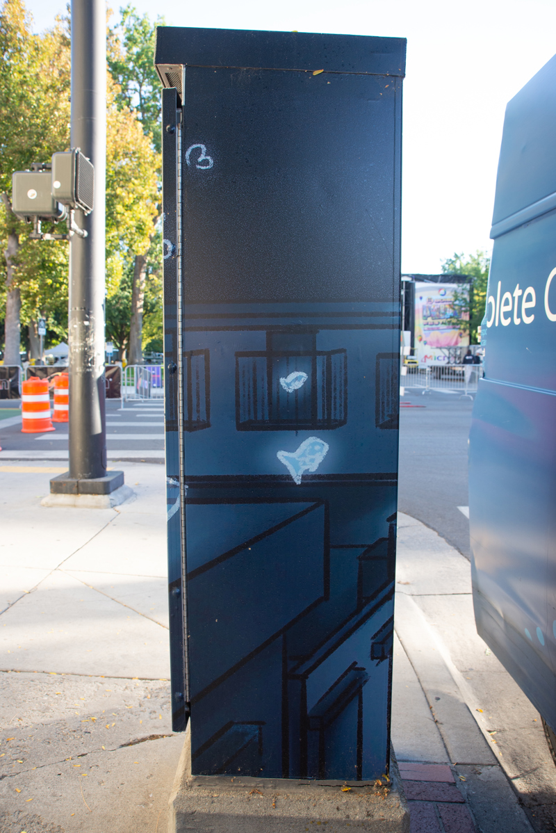 Demer, Kat. "boiSEA." 2024. Digital Art, Print on Vinyl. Boise, Public Art Collection.