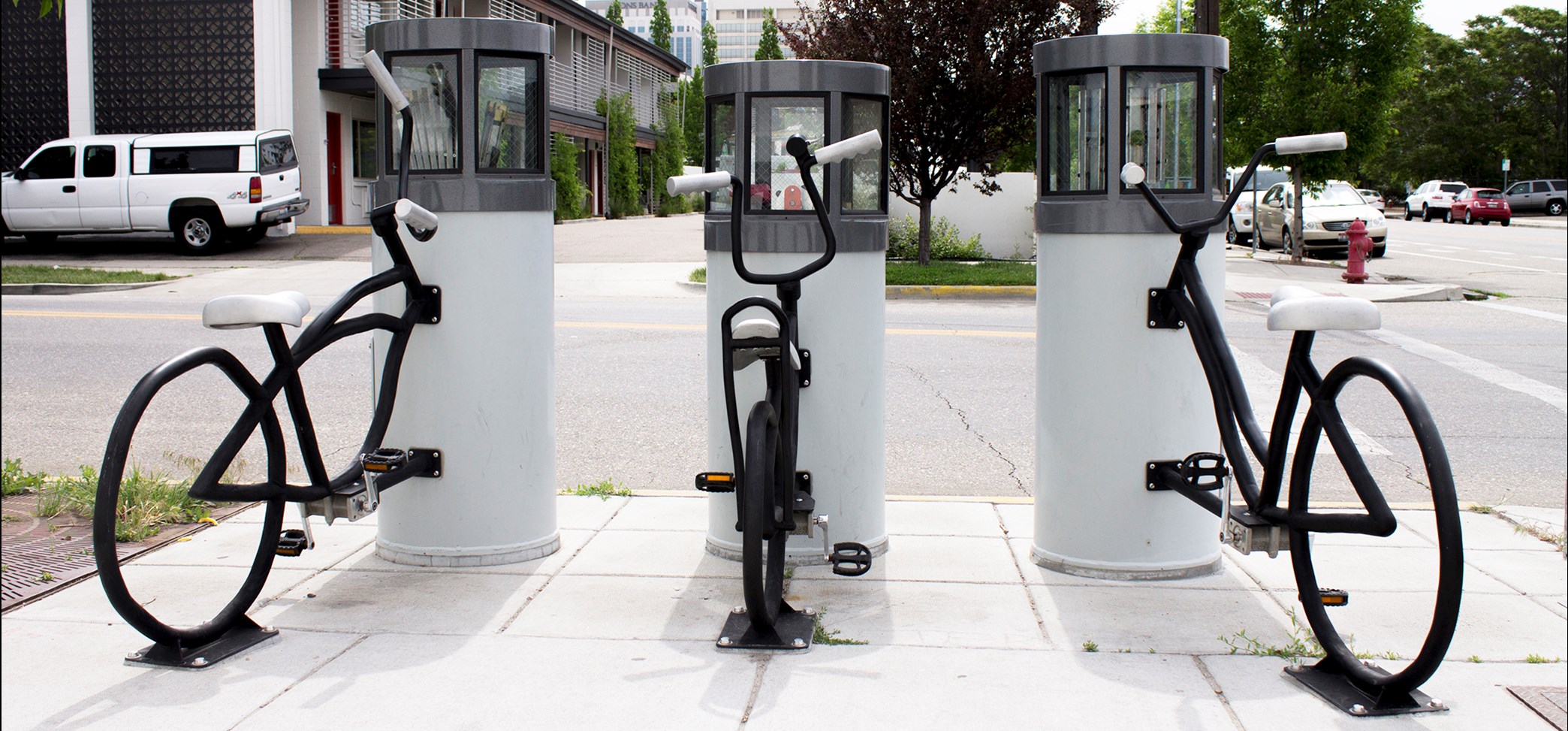 Bike Trio public art