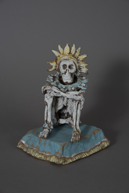 Mictlantecuhtli, dios de la Muerte (2019) by Luz Camarena