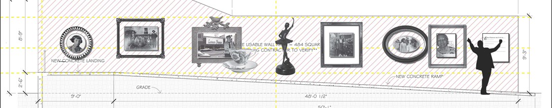 Design Concept for Erma's Wall by Vinnie Bagwell
