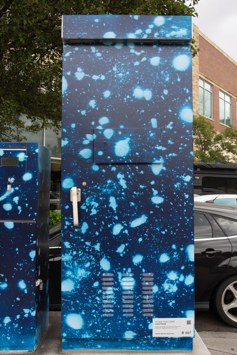 A batik dye pattern reminiscent of a clear night sky. 